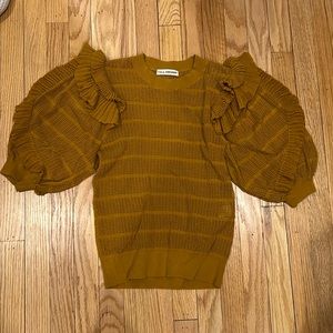 Ruffled, perfect condition. Worn twice Ulla Johnson lightweight knit.